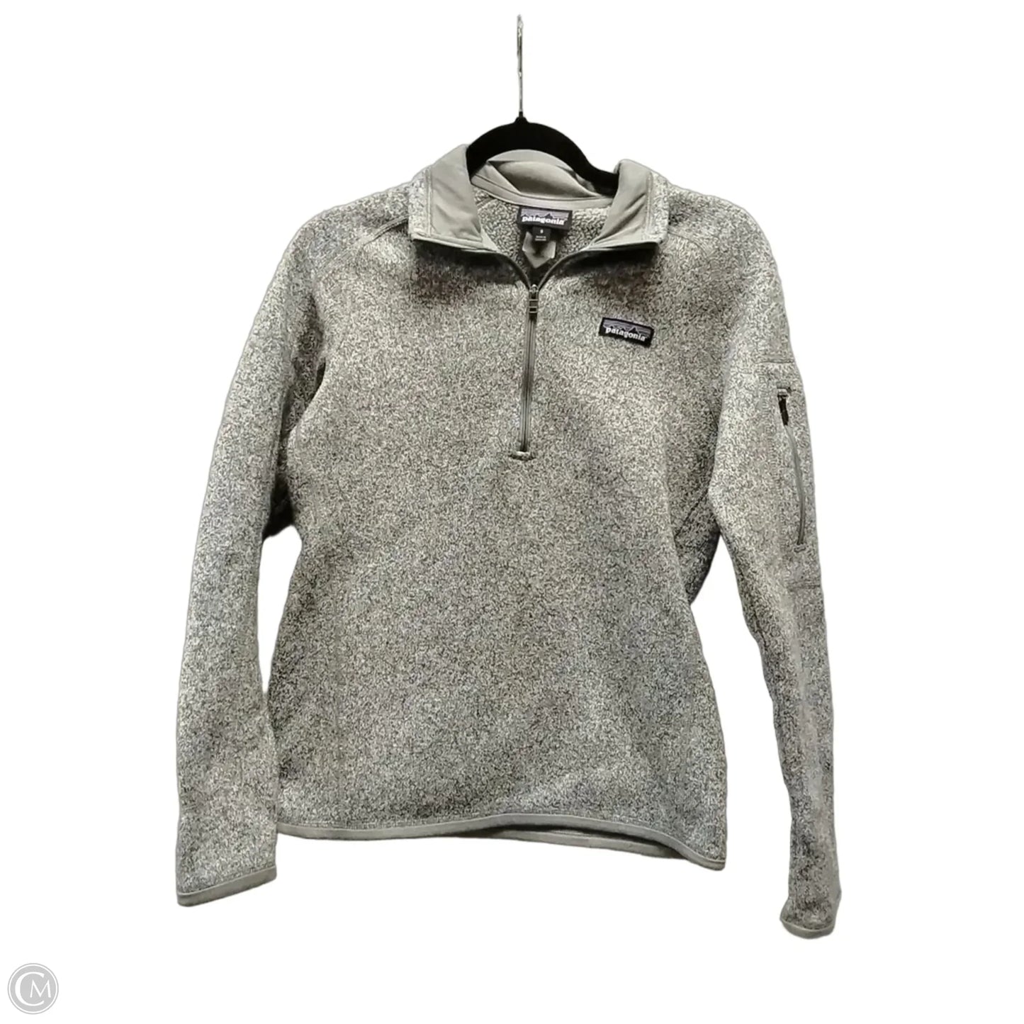 Jacket Fleece By Patagonia In Grey, Size: S
