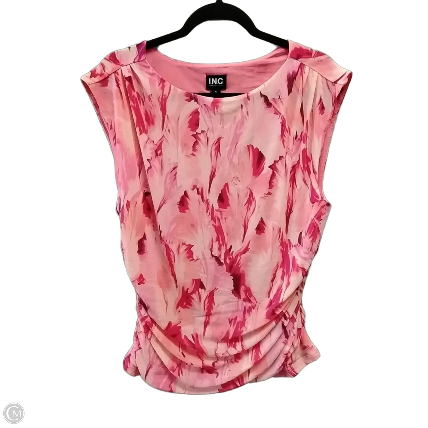 Blouse Sleeveless By Inc In Pink, Size: Xl