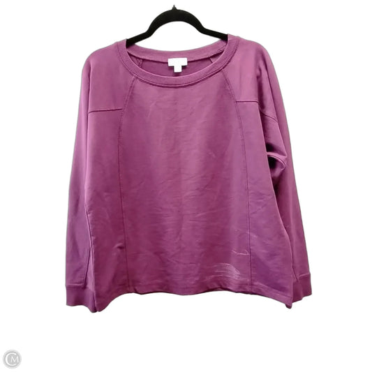 Athletic Pants 2pc By J. Jill In Purple, Size: M
