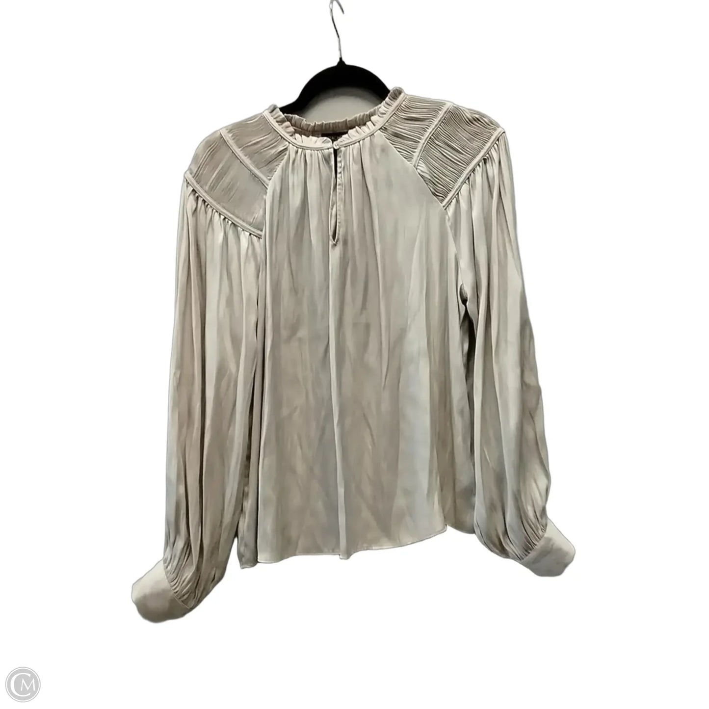 Top Long Sleeve By Rachel Zoe In Beige, Size: M