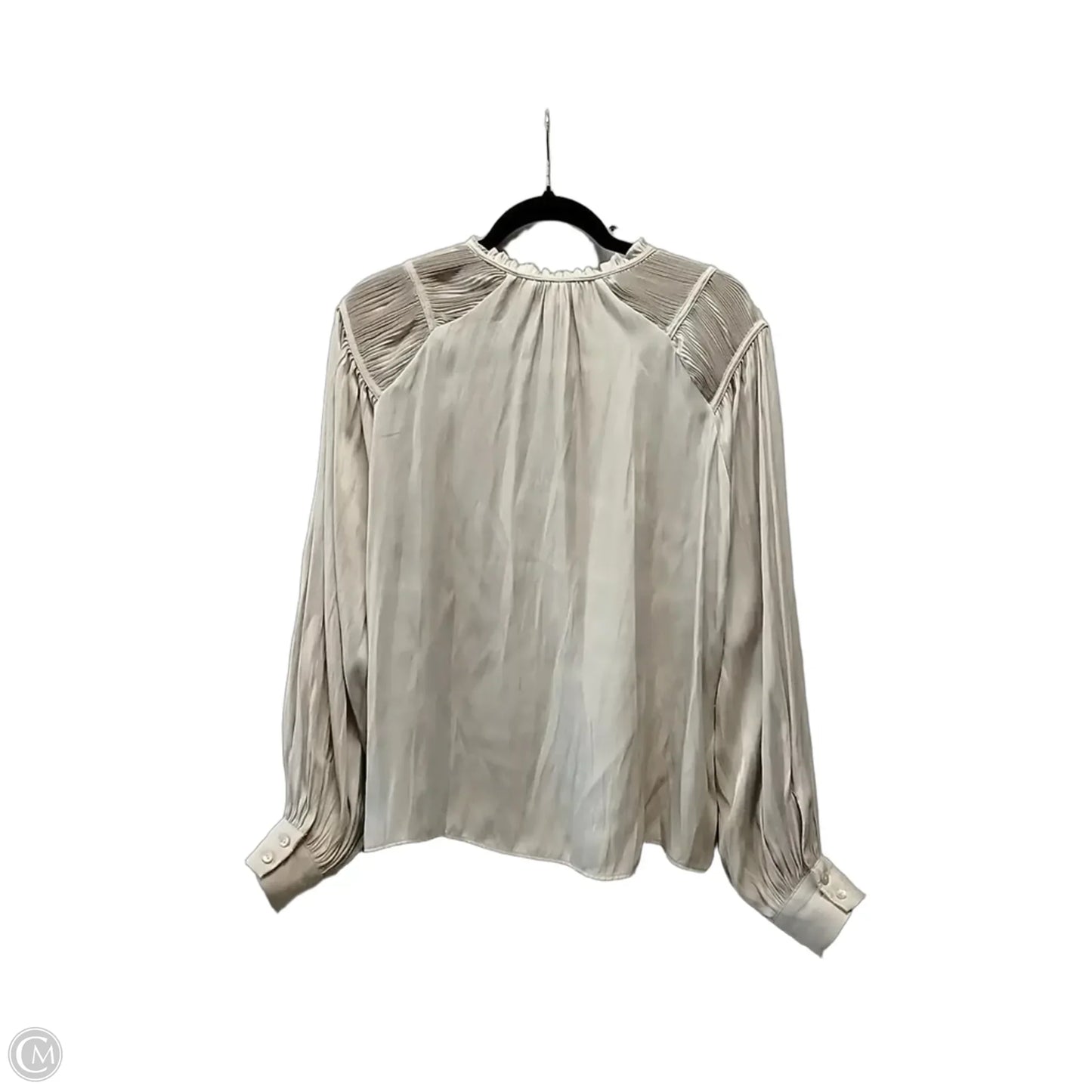 Top Long Sleeve By Rachel Zoe In Beige, Size: M