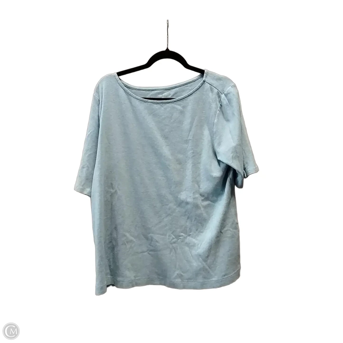 Top 3/4 Sleeve By Chicos In Blue, Size: L