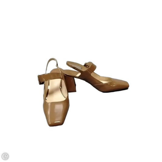 Shoes Heels Block By Alex Marie In Brown, Size: 10