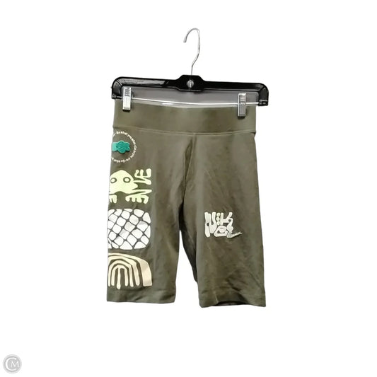 Athletic Shorts By Nike In Green, Size: S