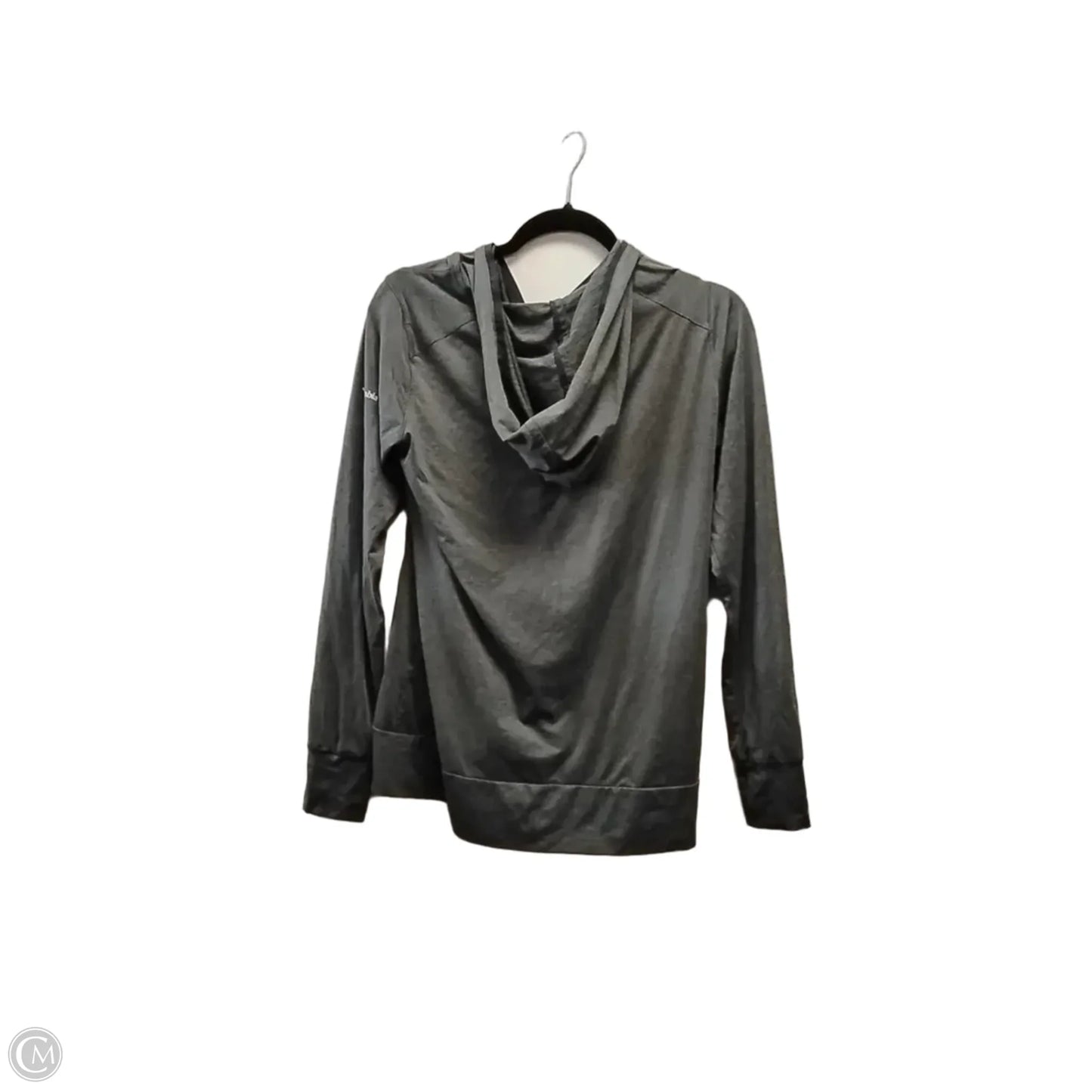 Athletic Sweatshirt Hoodie By Nike In Grey, Size: S