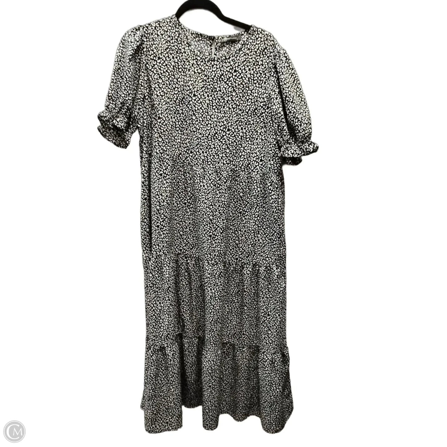 Dress Casual Maxi By Prettygarden In Black & White, Size: L