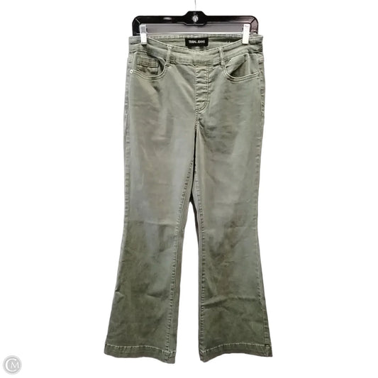 Jeans Wide Leg By Tribal In Green, Size: 6
