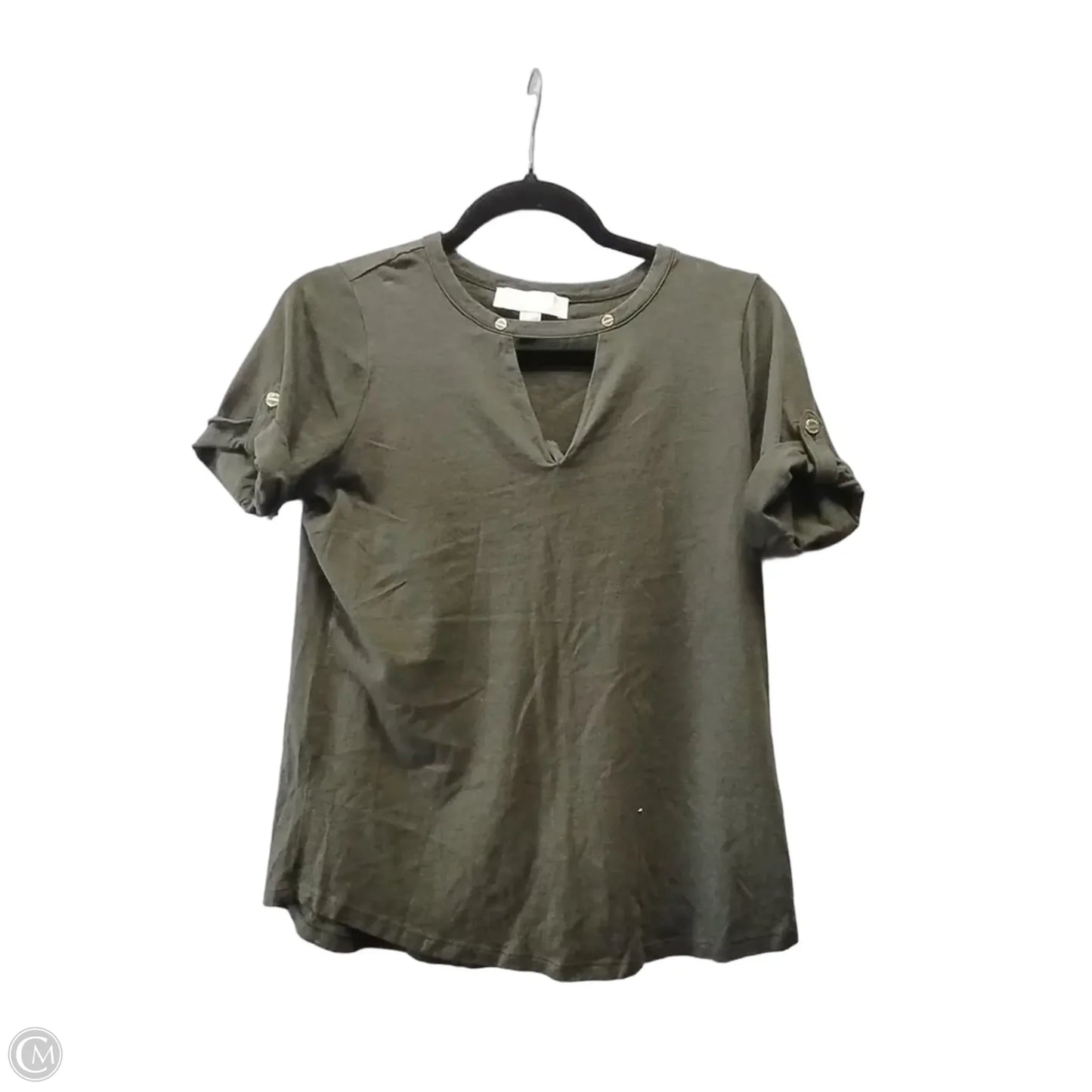 Top Short Sleeve By Michael By Michael Kors In Green, Size: M