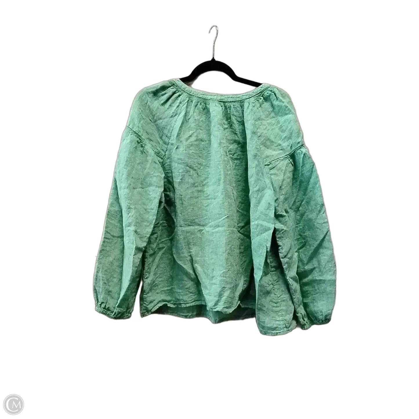 Top Short Sleeve By Talbots In Green, Size: 2x