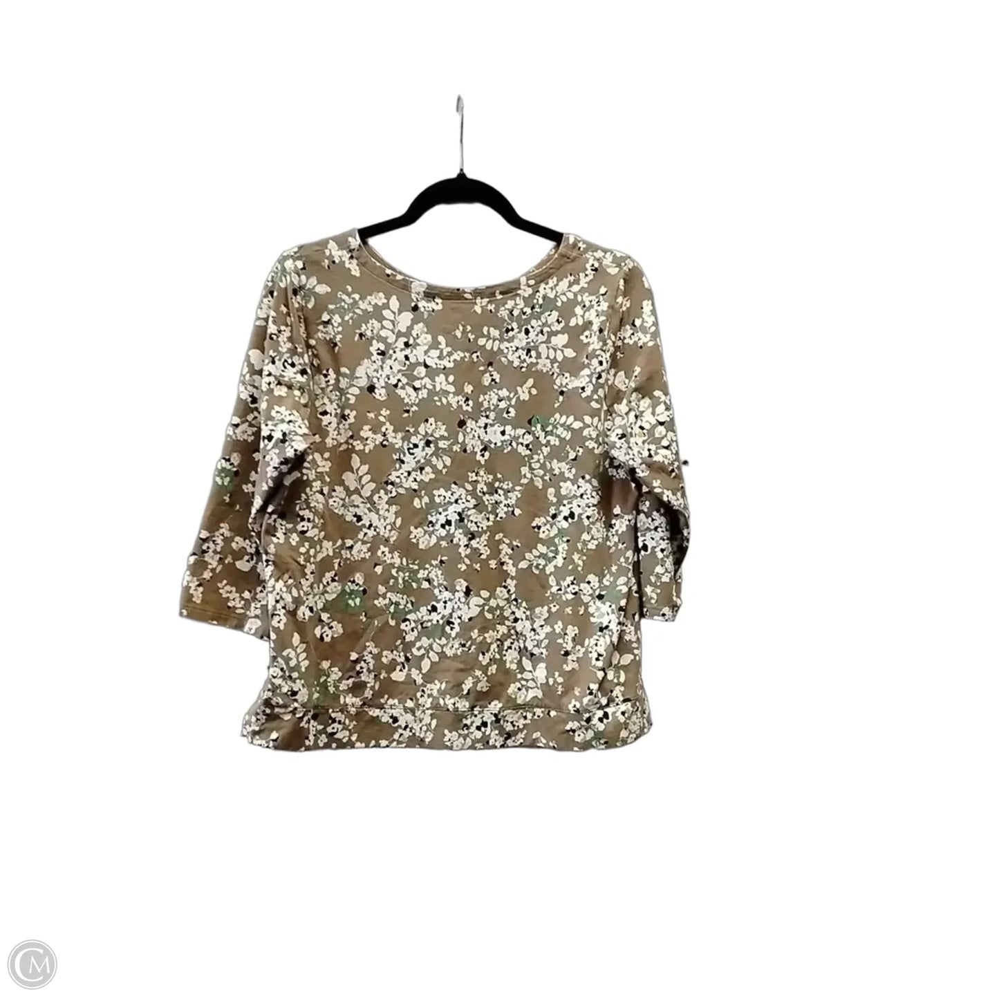 Top Long Sleeve By J. Jill In Brown, Size: L