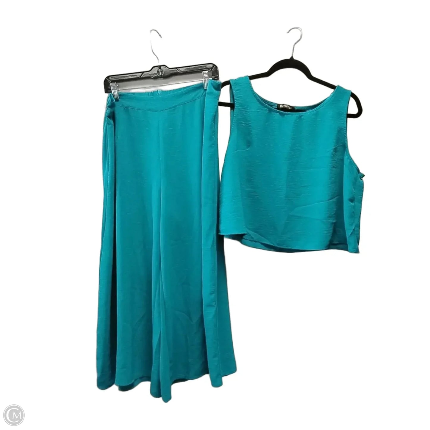 Pants Set 2pc By Clothes Mentor In Blue, Size: Xl