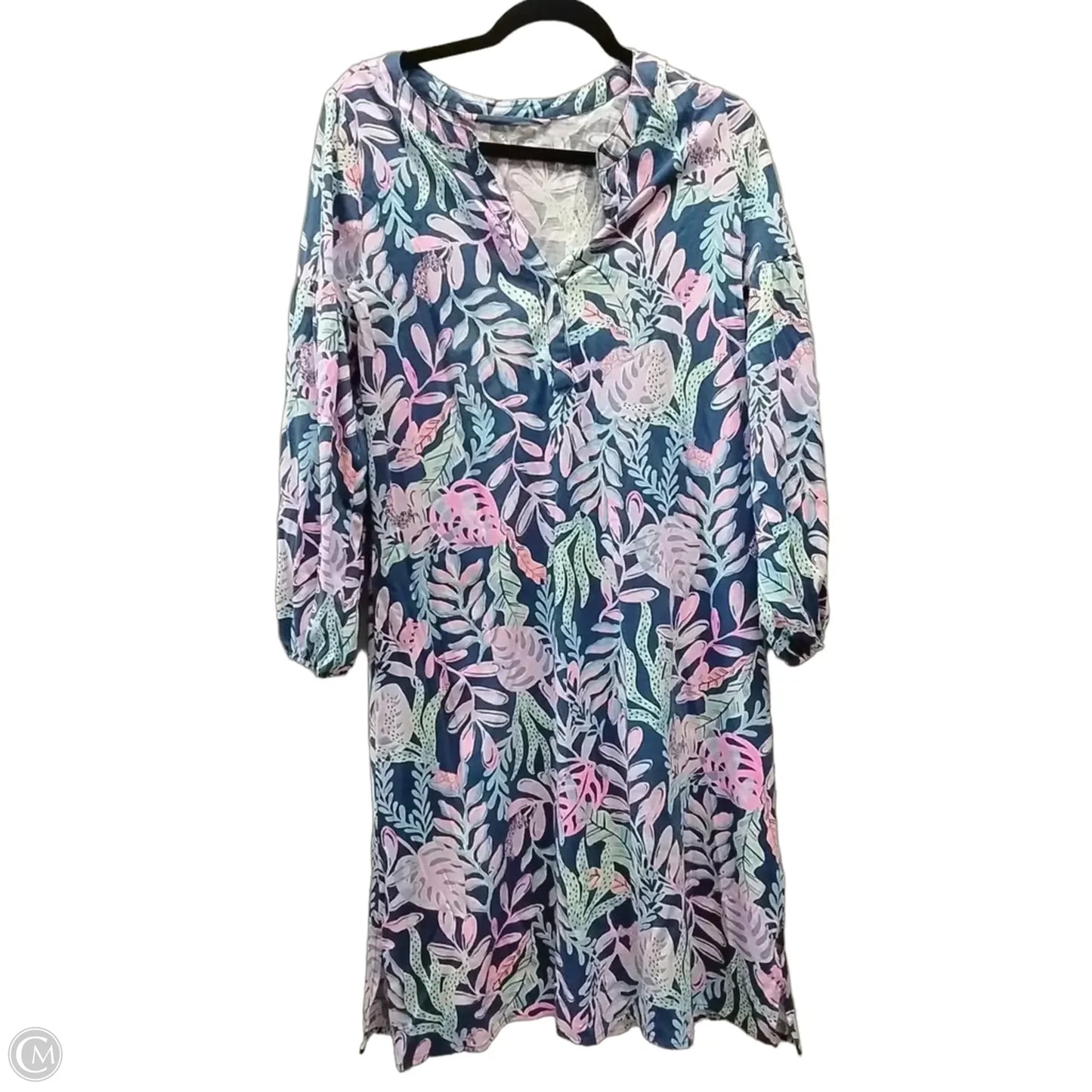 Dress Designer By Lilly Pulitzer In Blue, Size: L
