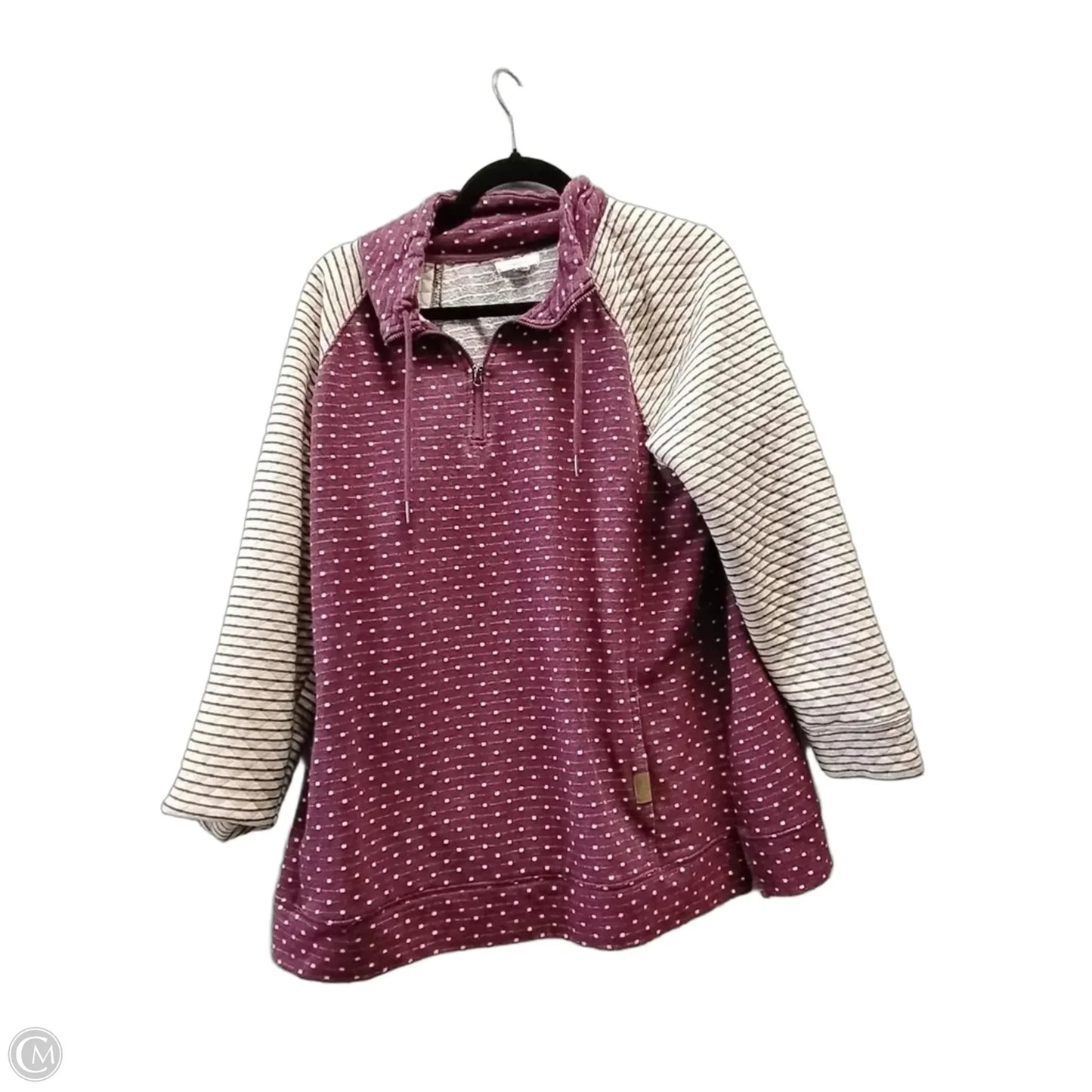 Athletic Jacket By Maurices In Red, Size: S