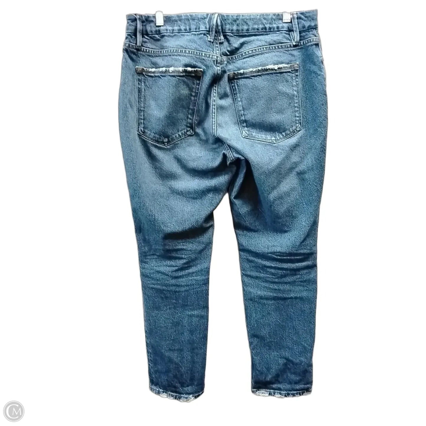 Jeans Skinny By Good American In Blue Denim, Size: 10