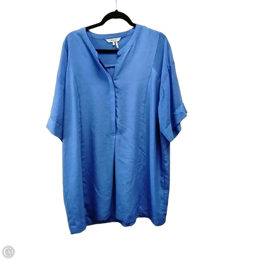 Dress Casual Short By Zozo In Blue, Size: Xl