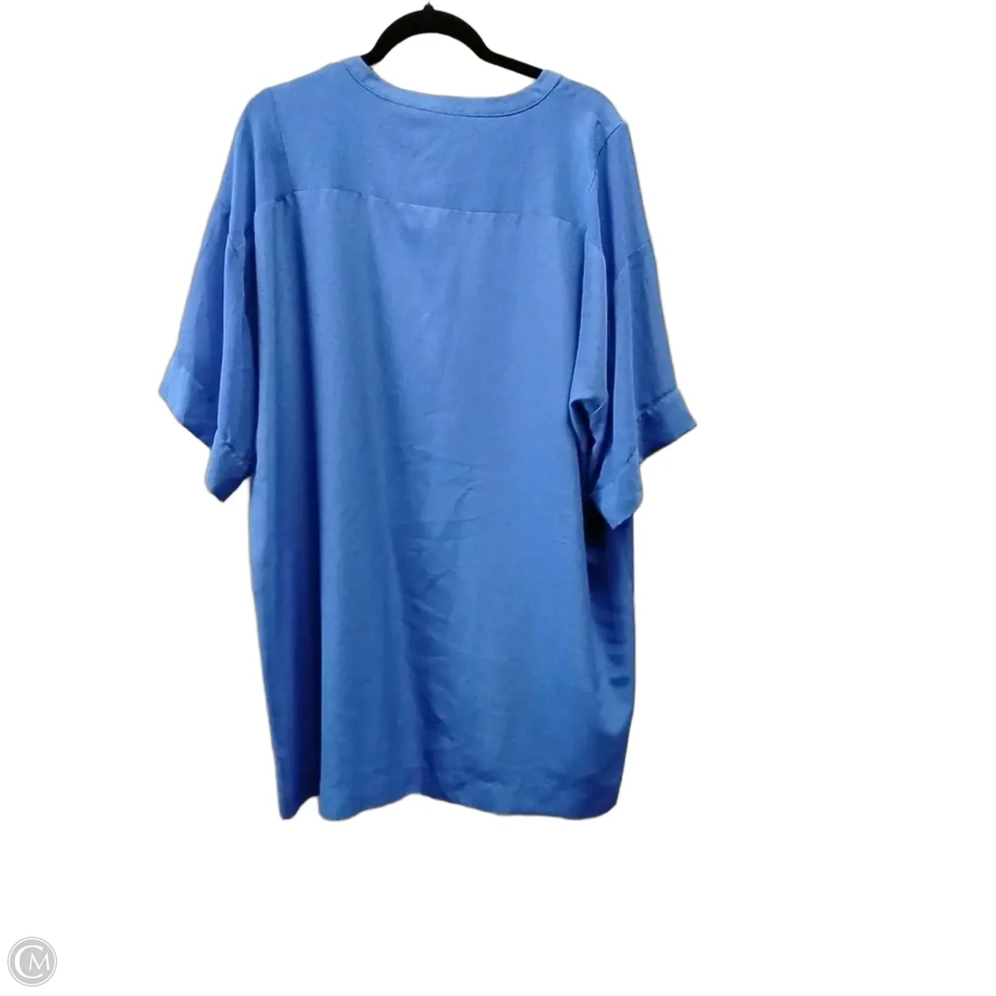 Dress Casual Short By Zozo In Blue, Size: Xl