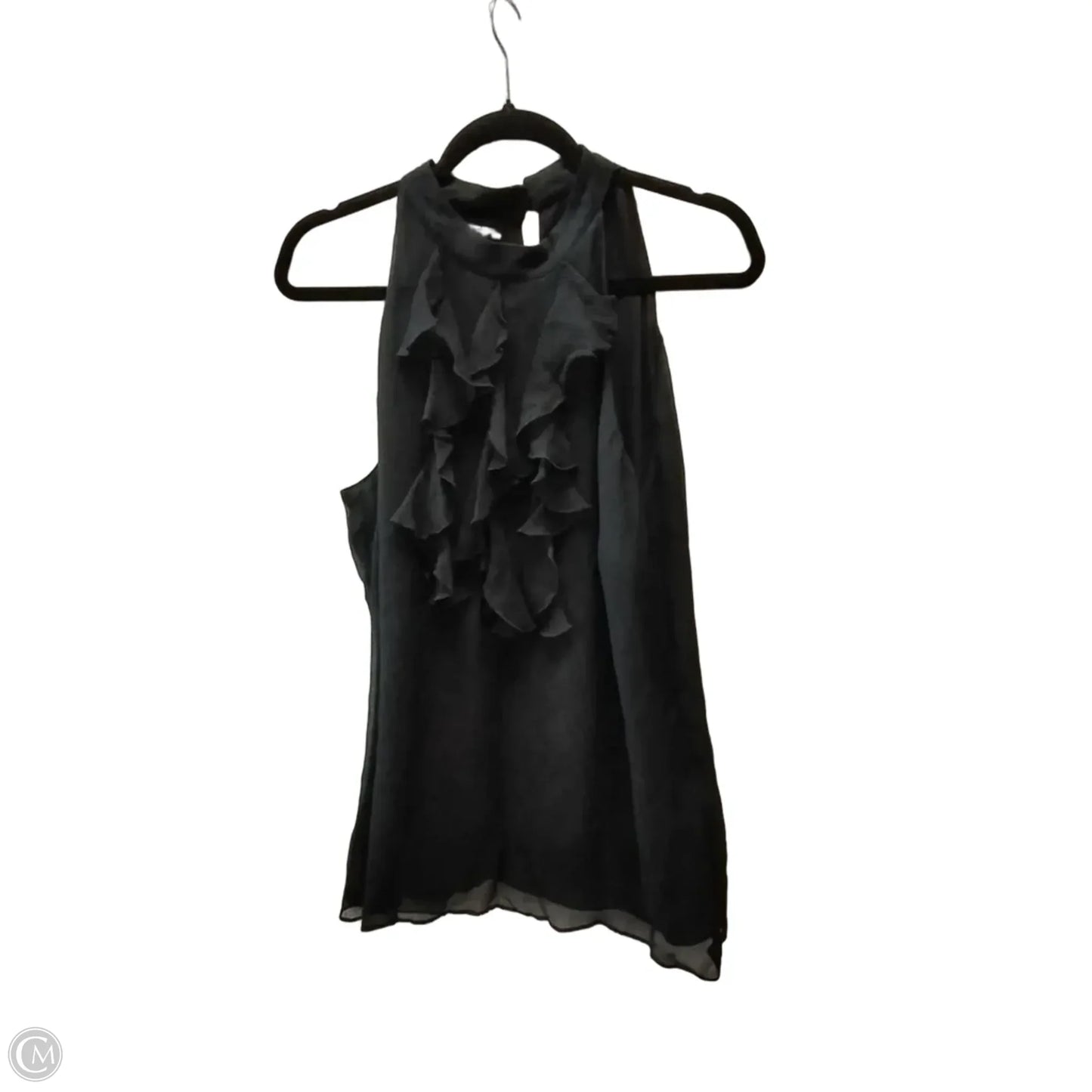 Blouse Sleeveless By International Concepts In Black, Size: L