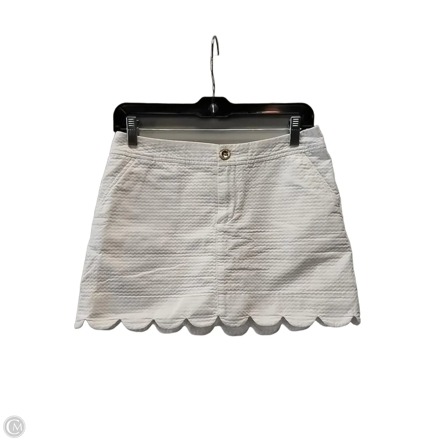 Skort Designer By Lilly Pulitzer In White, Size: 0