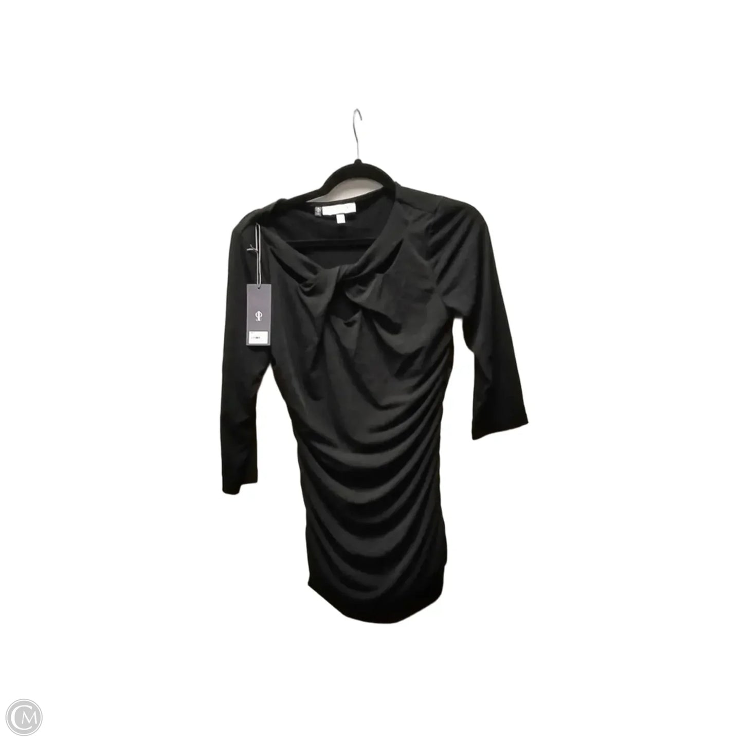 Top 3/4 Sleeve By Jennifer Lopez In Black, Size: M