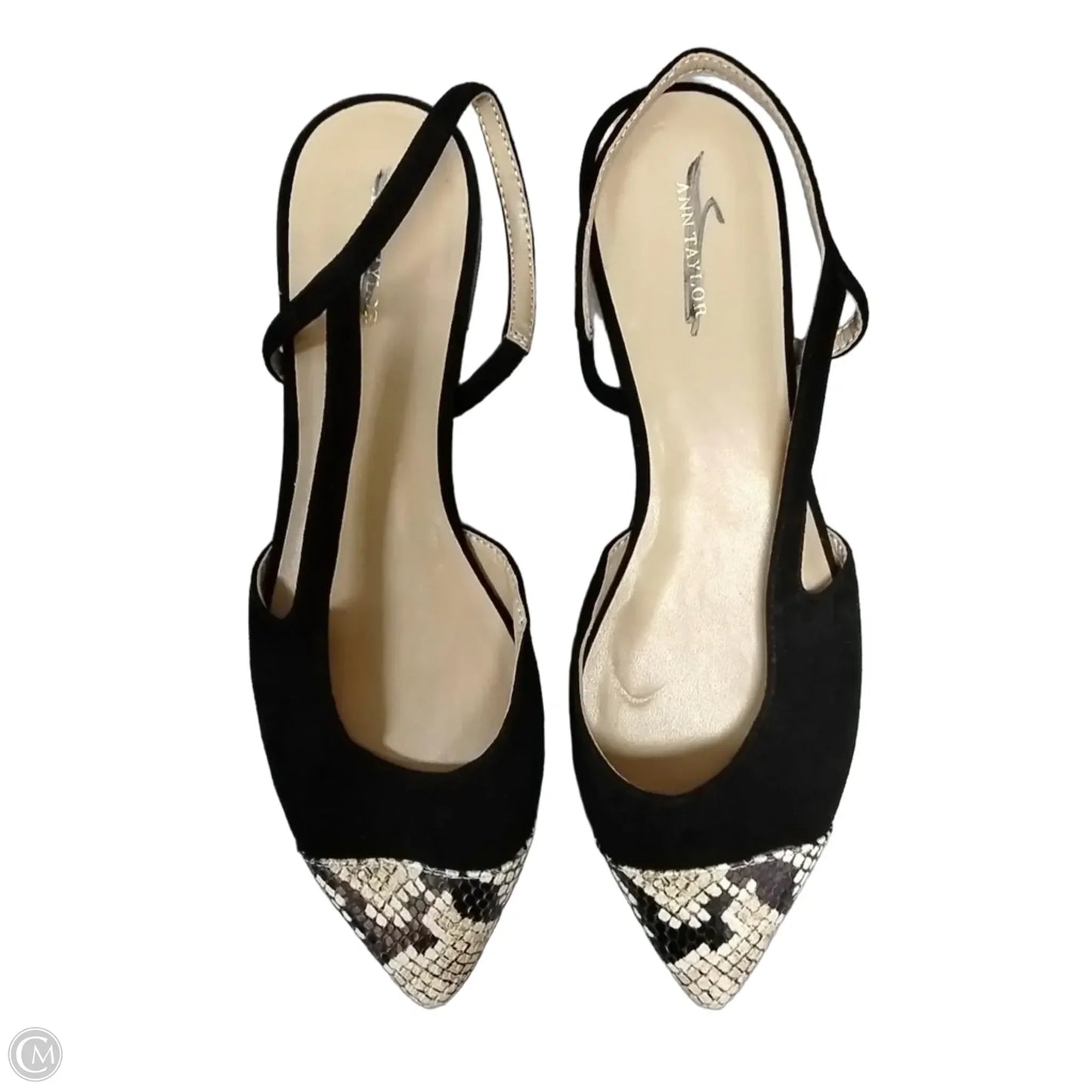 Shoes Flats By Ann Taylor In Black, Size: 8.5