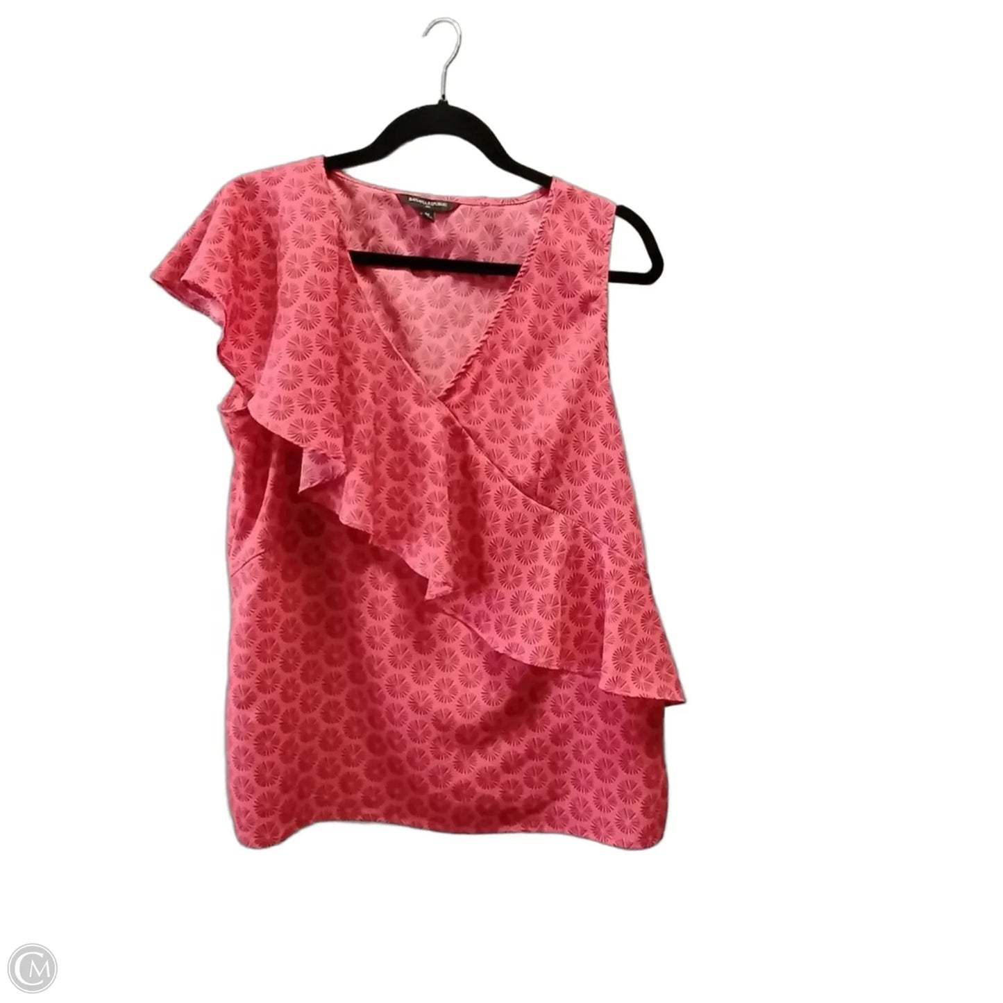 Top Sleeveless By Banana Republic In Red, Size: M