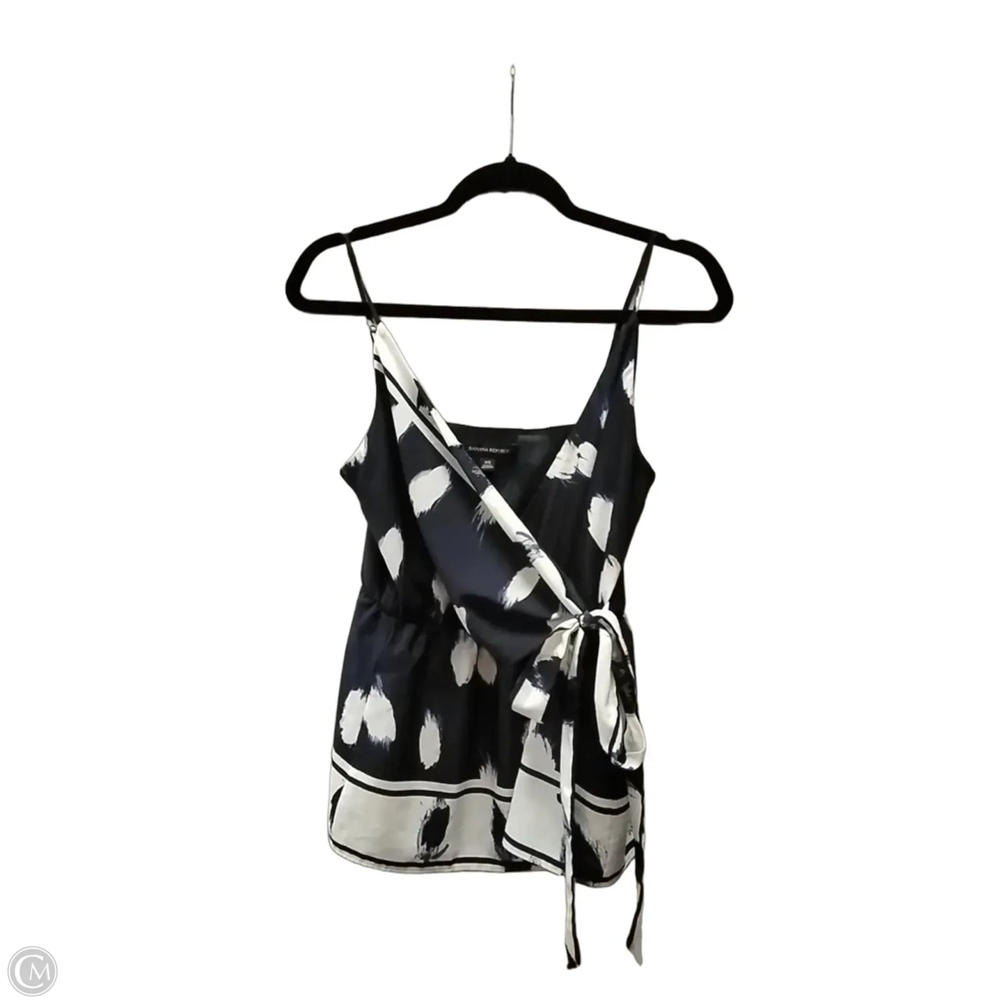 Blouse Sleeveless By Banana Republic In Blue, Size: Xs