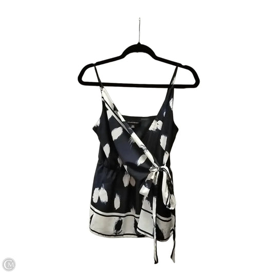 Blouse Sleeveless By Banana Republic In Blue, Size: Xs
