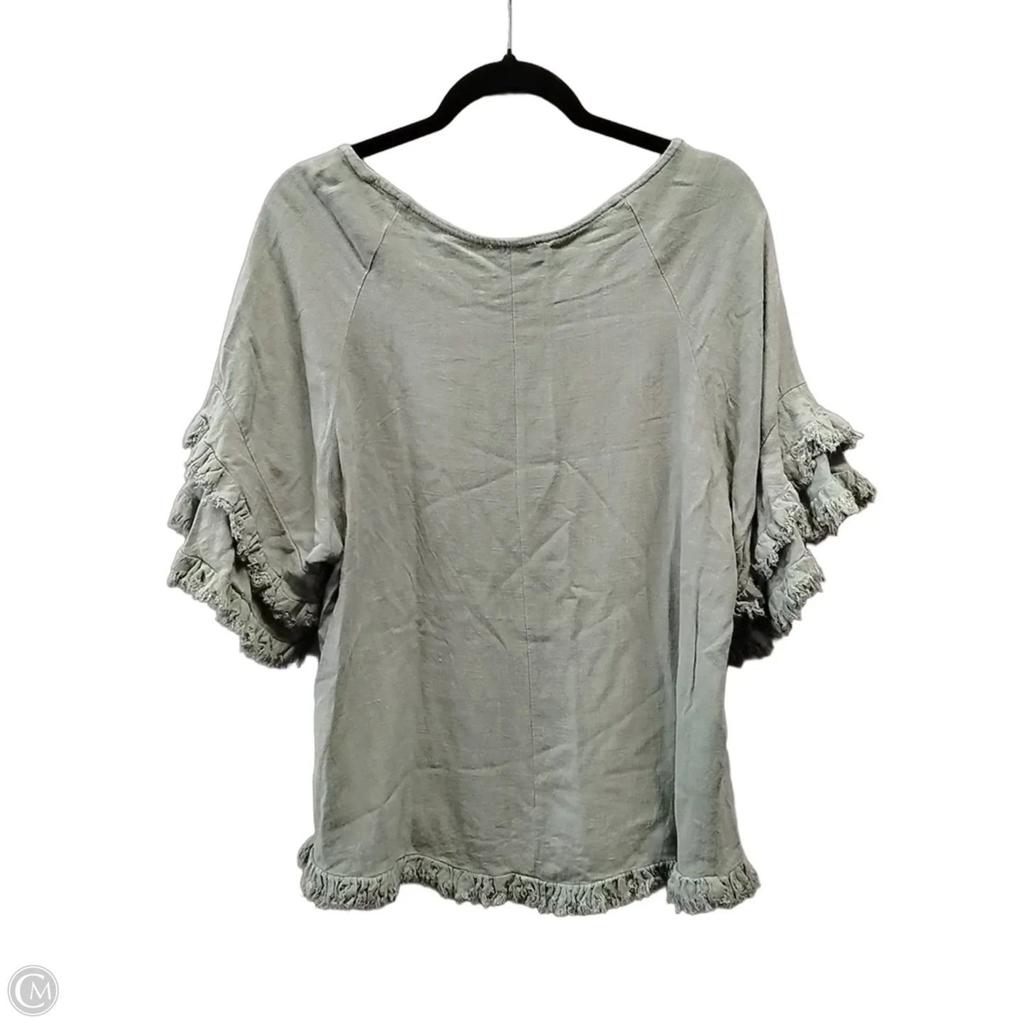 Top Short Sleeve By Umgee In Green, Size: S