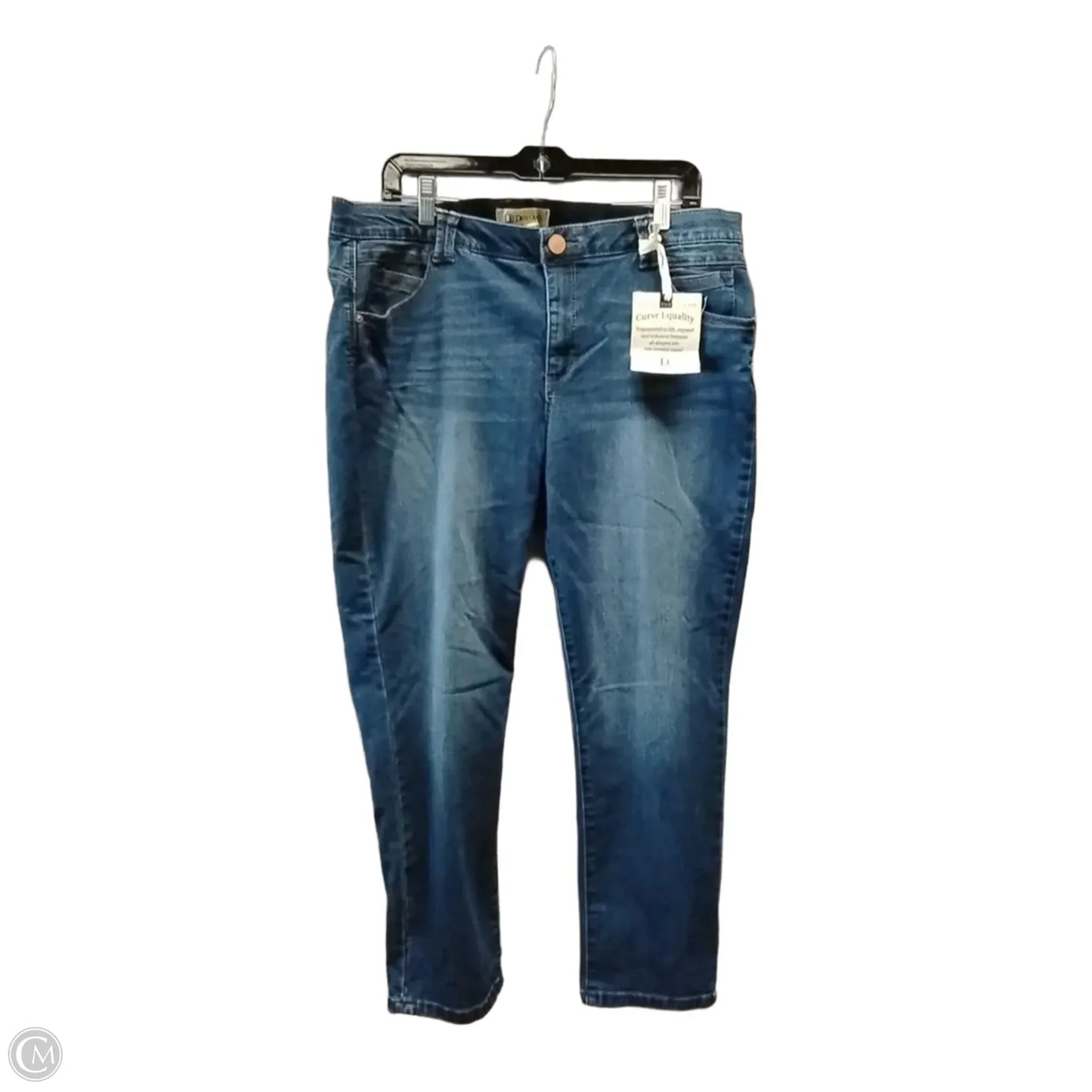 Jeans Skinny By Democracy In Blue Denim, Size: 16w