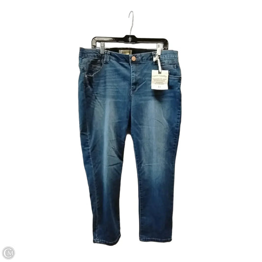Jeans Skinny By Democracy In Blue Denim, Size: 16w