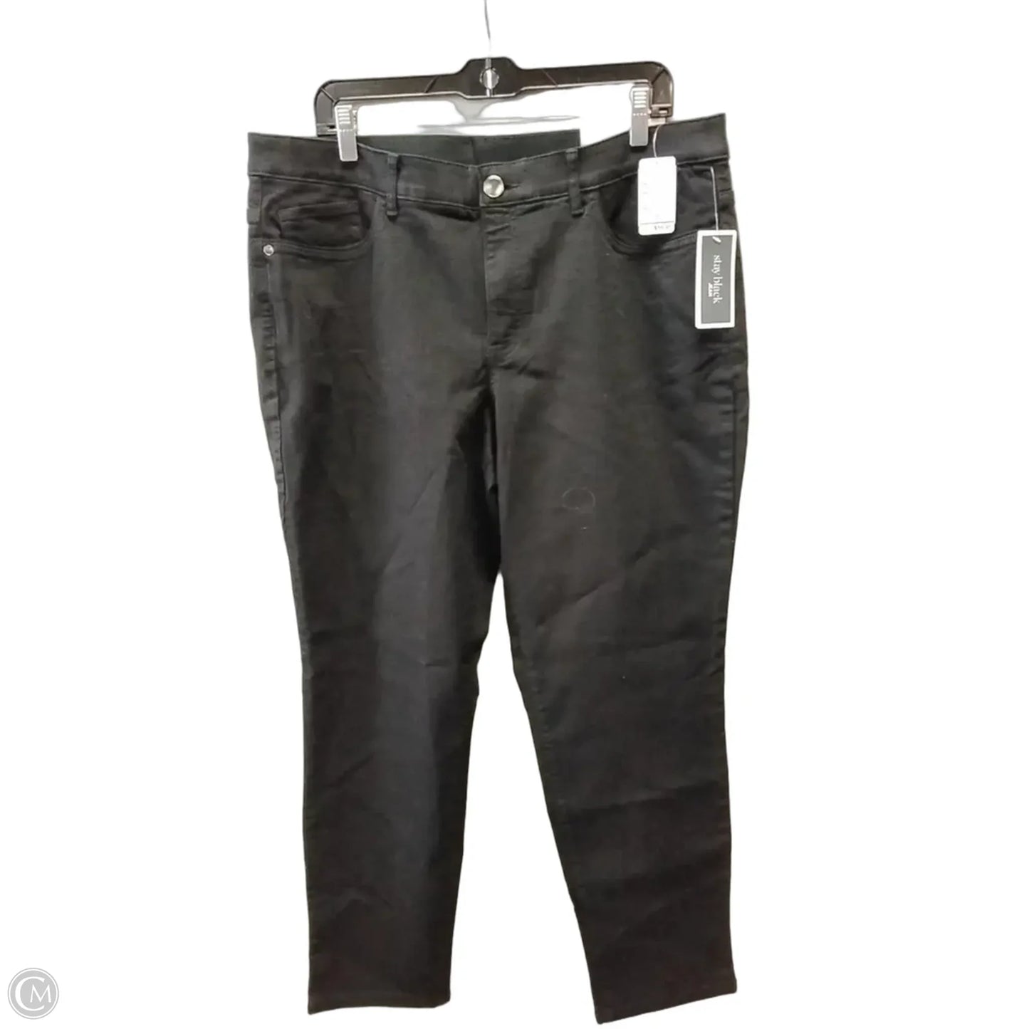 Jeans Skinny By Christopher And Banks In Black, Size: 16