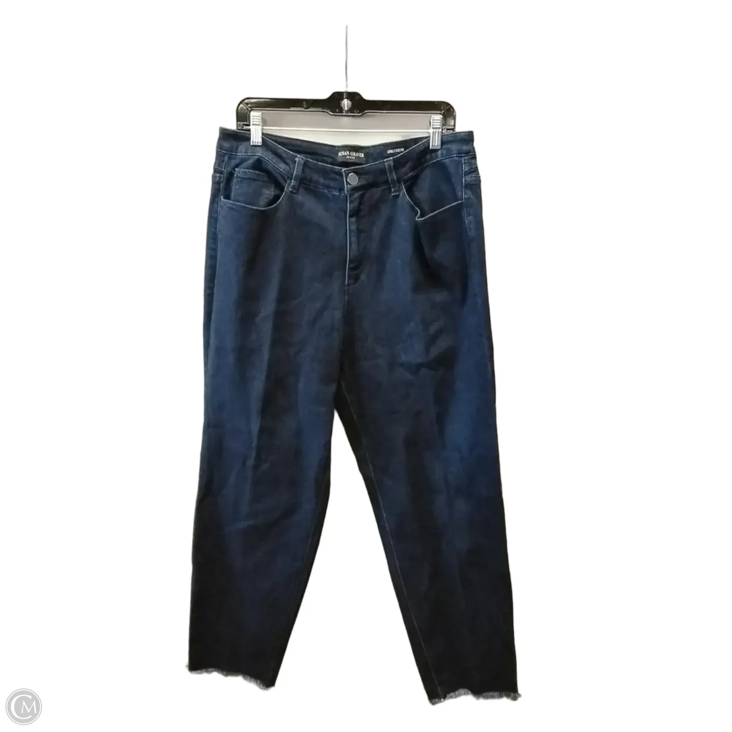 Jeans Skinny By H&m In Blue Denim, Size: 14