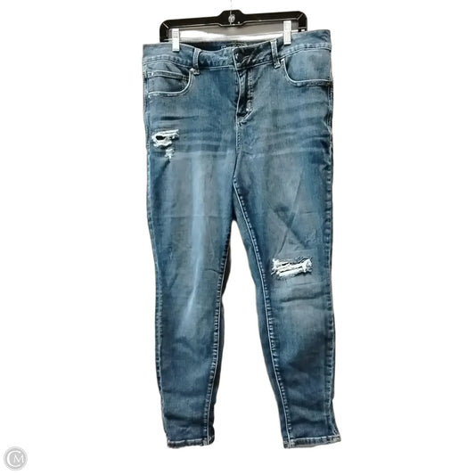 Jeans Skinny By Maurices In Blue Denim, Size: 16w