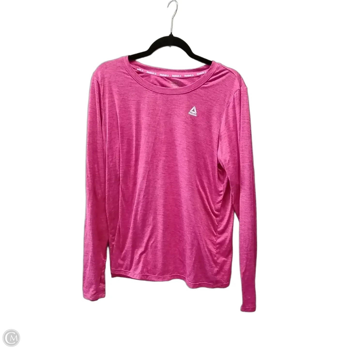 Top Long Sleeve By Reebok In Pink, Size: Xl