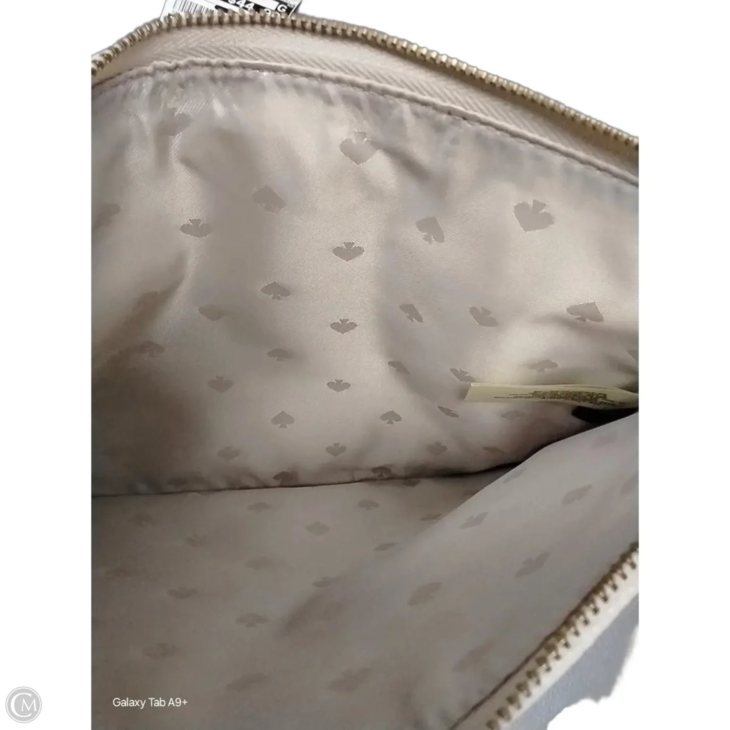Makeup Bag Designer By Kate Spade, Size: Large