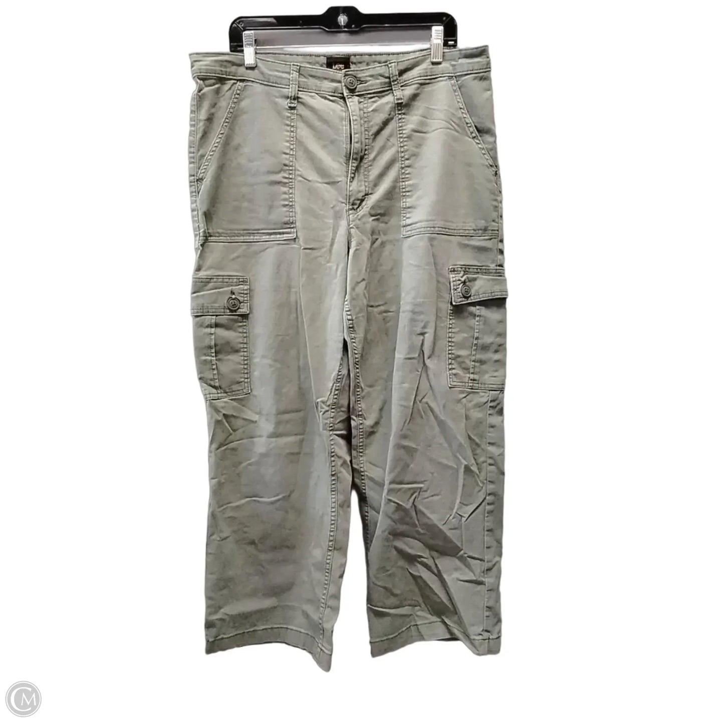 Pants Wide Leg By Lee In Green, Size: 16