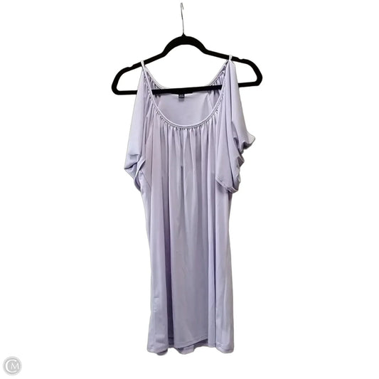 Dress Casual Short By Boston Proper In Purple, Size: Xs
