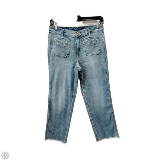 Jeans Straight By Loft In Blue Denim, Size: 2
