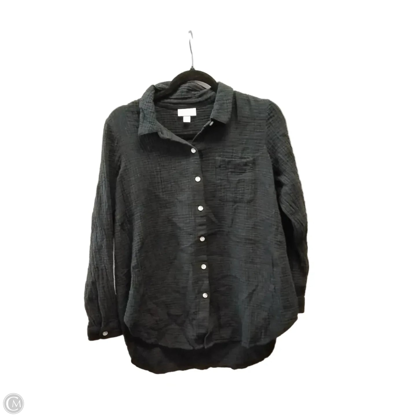 Top Long Sleeve By J. Jill In Black, Size: Sp