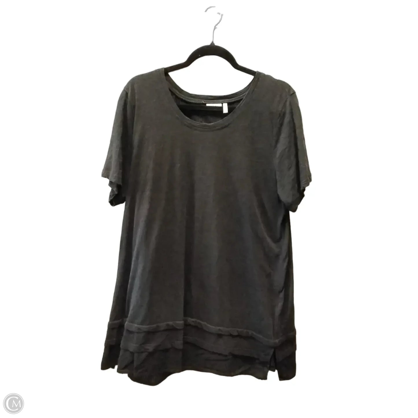 Top Short Sleeve By Logo In Black, Size: Xl