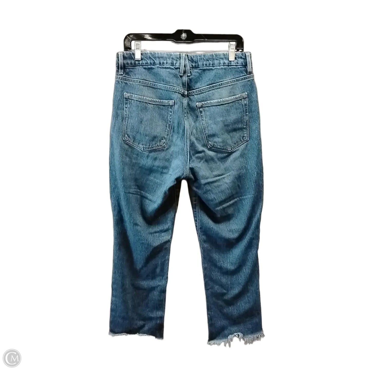 Jeans Wide Leg By American Eagle In Blue Denim, Size: 10