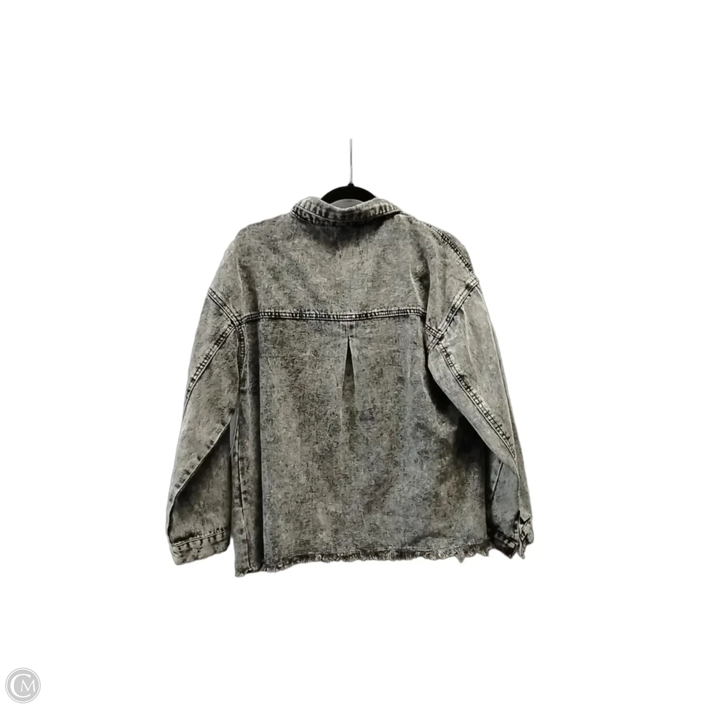 Jacket Denim By Cme In Black, Size: S