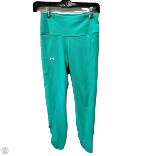 Athletic Capris By Under Armour In Green, Size: S