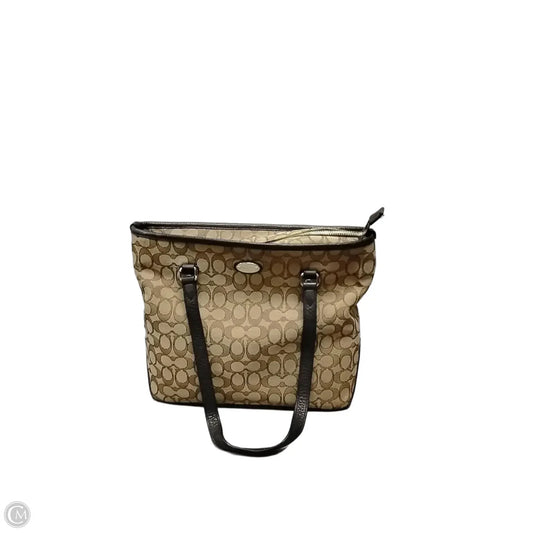 Tote Designer By Coach, Size: Large