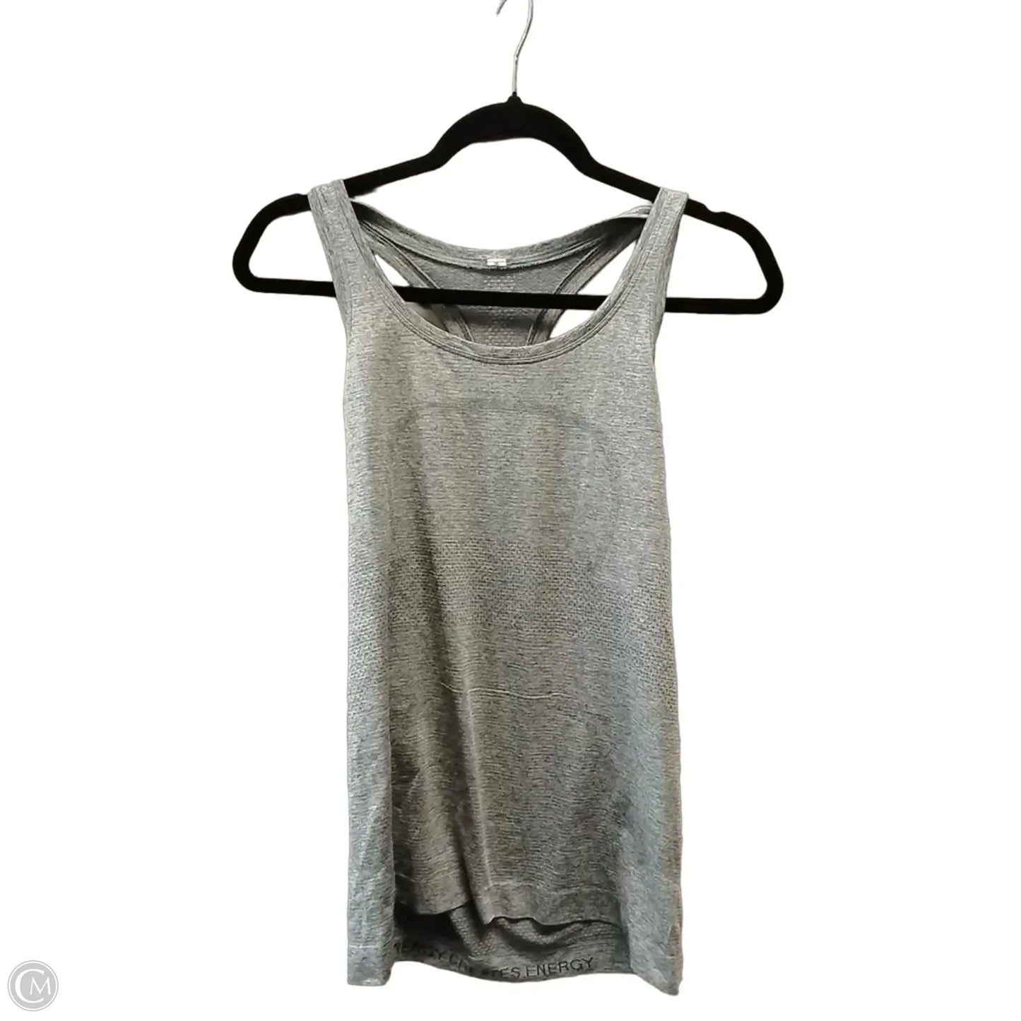Athletic Tank Top By Lululemon In Grey, Size: M