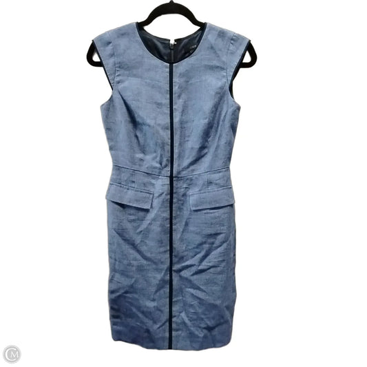 Dress Casual Midi By J. Crew In Blue, Size: 2p