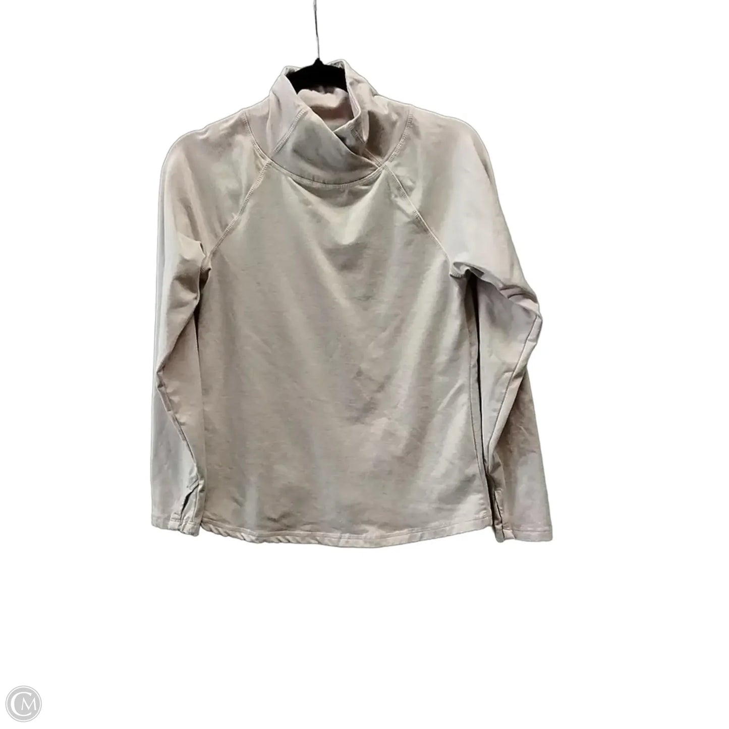 Athletic Top Long Sleeve Collar By Apana In Pink, Size: S
