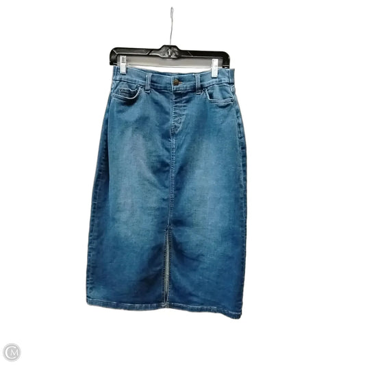 Jeans Cropped By D&co. In Blue Denim, Size: 6p