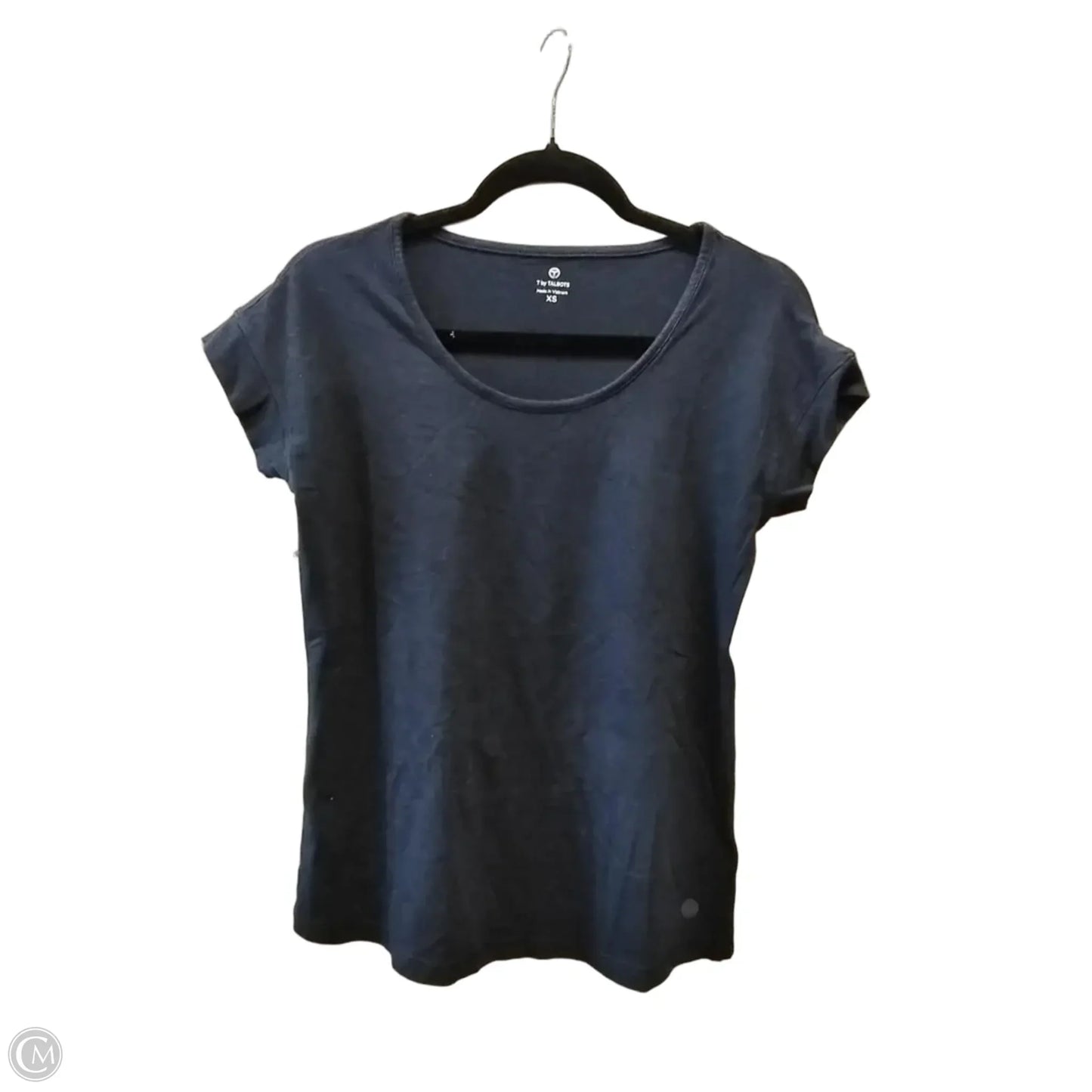 Top Short Sleeve By Talbots In Blue, Size: Xs