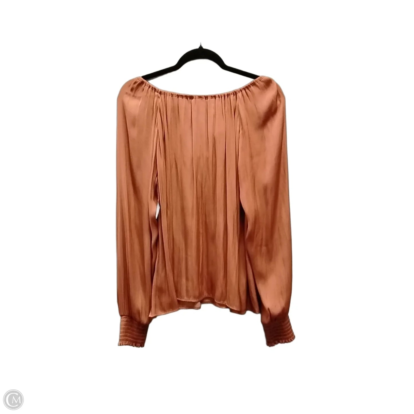 Blouse Long Sleeve By Tart In Orange, Size: L